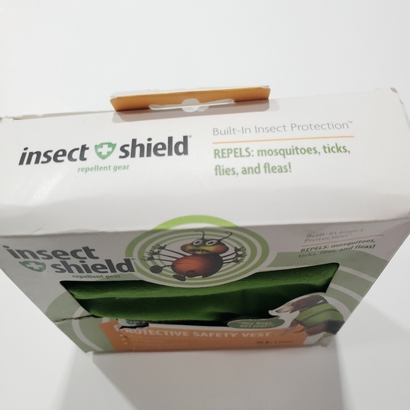 Insect Shield Protective Safety Vest, Green | Size XL - Picture 4 of 5